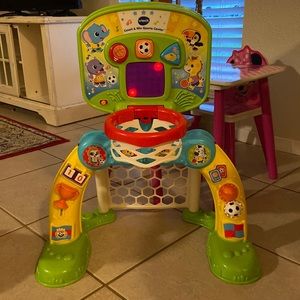 V tech soccer ball basket ball toy